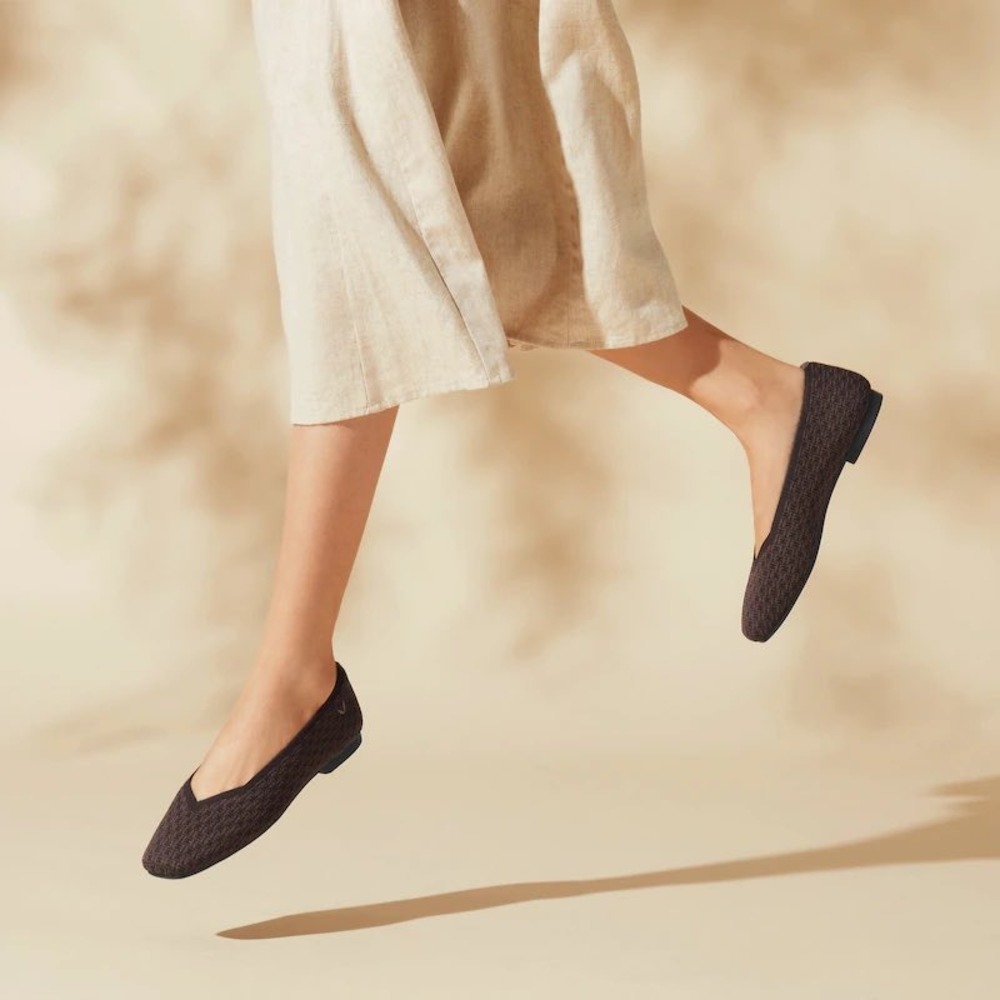 VIVAIA Margot 2.0 Brown Knit Flats | EU 41 / US 9.5